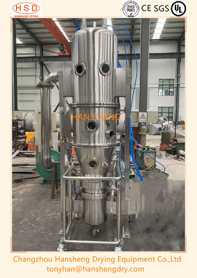 Máquina farmacêutica fluida do granulador da cama 60kg
