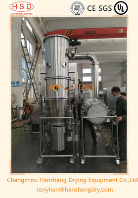 Máquina farmacêutica fluida do granulador da cama 60kg