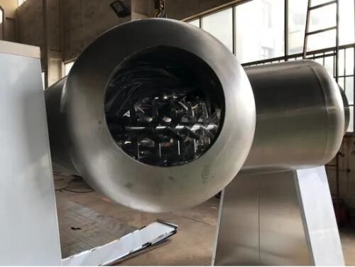 Vacuumized 150L V deu forma ao misturador para materiais pegajosos