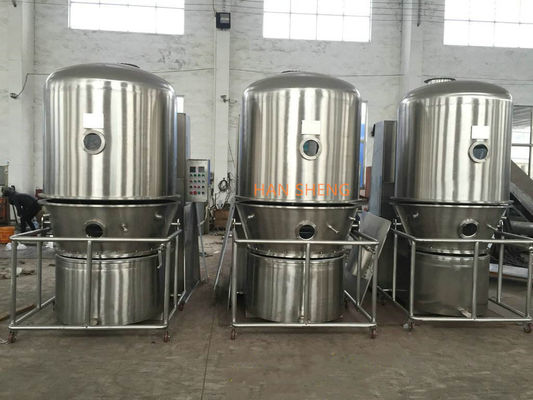 Secador da cama de ebulição do vertical da eficiência elevada/máquina secagem fluidos do leito fluidizado para o leite Juice Powder Granulator
