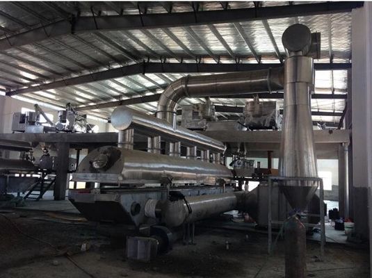 Secador contínuo da cama fluida da essência da galinha de SS316L