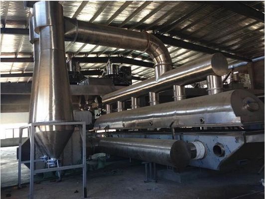 Secador contínuo da cama fluida da essência da galinha de SS316L