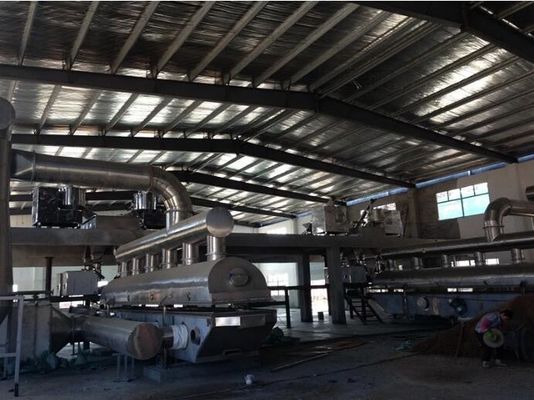 Secador vibratório da cama fluida de ZLG para a indústria de gêneros alimentícios