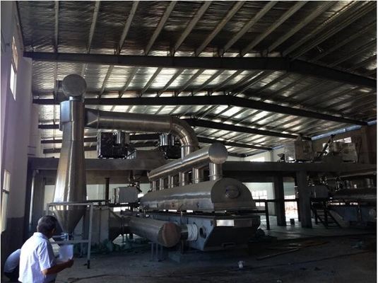 Secador vibratório da cama fluida de ZLG para a indústria de gêneros alimentícios