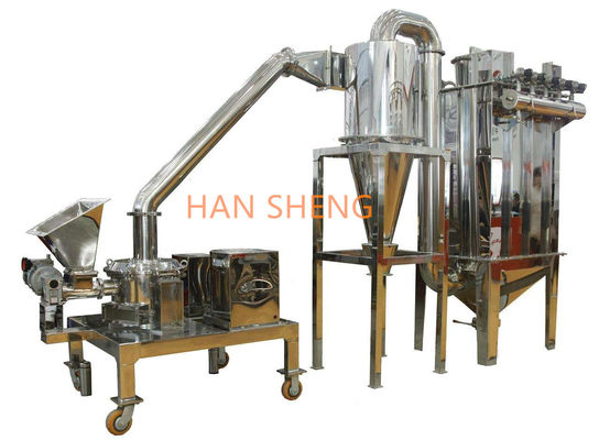 Nenhuma produção 500kgh Herb Fine Powder Crusher da poeira