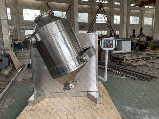 misturador tridimensional de 400L 4KW para o pó erval