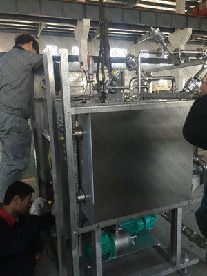Autoclave horizontal do teste de impermeabilidade de AQS com impressora