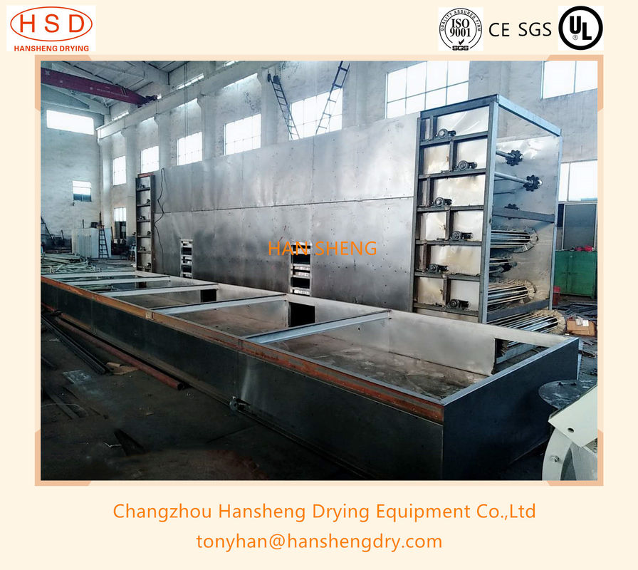 O transporte industrial Mesh Belt Systems Dryer Machine para o cânhamo fresco sae da secagem